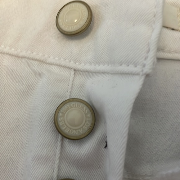 White Denim Guess Skirt - Picture 3 of 7